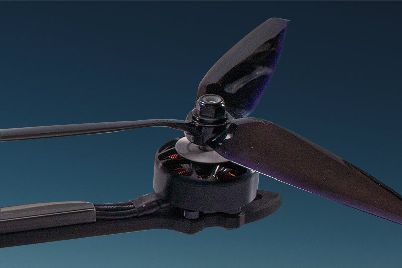 Why are drone paddles made of carbon fiber?